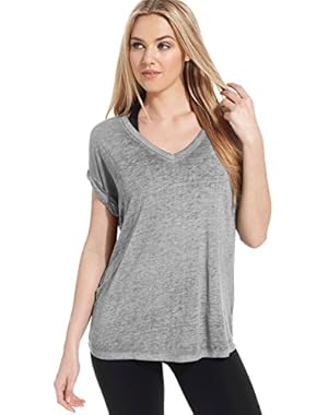 Calvin Klein Performance V-Neck Burnout Tee S