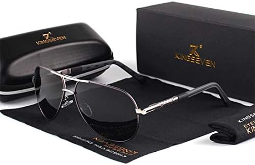 KINGSEVEN Aluminum Magnesium Men's Sunglasses Polarized Men Coating Mirror Glasses oculos Male Eyewear Accessories For Men K725