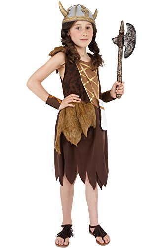 Smiffy Viking Girl Child Costume-