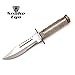 Serrated Blade 8.5 Inch Survival Knife Heavy Duty Stainless Steel with Kit & Sheath