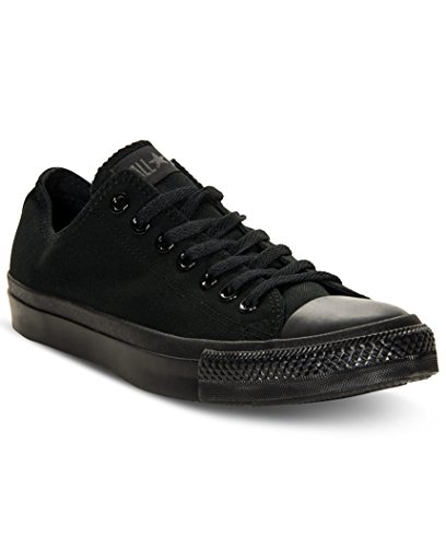 Chuck Taylor All Star Ox Low Top Sneaker, Size 6, Black Monochrome