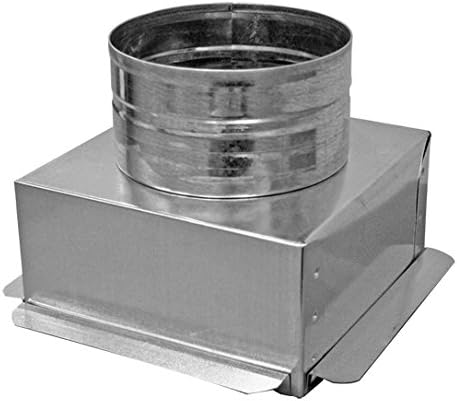 Duct Outlet 6 X 6 Ceiling Box W 6 Round Collar Connects Register Vent And Diffuser Hvac