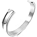 INBLUE Women's Stainless Steel Bracelet Bangle Cuff Silver Tone