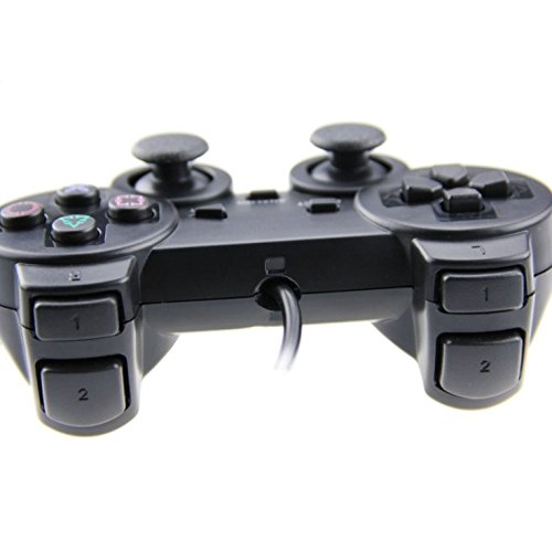 PS2 Wired Controller for Sony PlayStation 2 Black By BESSEEK