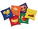 Sportime My Plate BeanBags, Set of 60, Assorted Colors - 1480097, 4 x 4 in