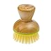 Full Circle Bubble Up - Bamboo Dish Brush – Ergonomic Palm Scrubber with Handle for Kitchen Cleaning, Green, Pack of 1
