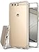 Ringke Fusion Compatible with Huawei P10 Tough PC Back TPU Bumper Drop Protection, Shock Absorption Technology Attached Dust Cap Raised Bezels Protective Cover Huawei P10 Case - Clear