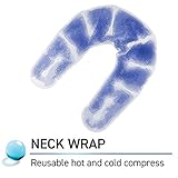 TheraPearl Neck Wrap, Reusable Hot Cold Therapy Pack with Gel Beads