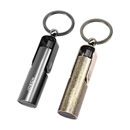 utiliter Permanent Metal Match Keychain Lighter Forever Waterproof Match EDC Emergency Survival Fire Starter 2 Pack