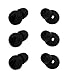 ALXCD Eargel for Gear Circle SM-R130, 3 Pair Medium Anti-Slip Durable Silicone Replacement Ear Tip Earpads, Fit for Samsung Gear Circle Bluetooth Earphone SM-R130 [Black] (3 Pair)