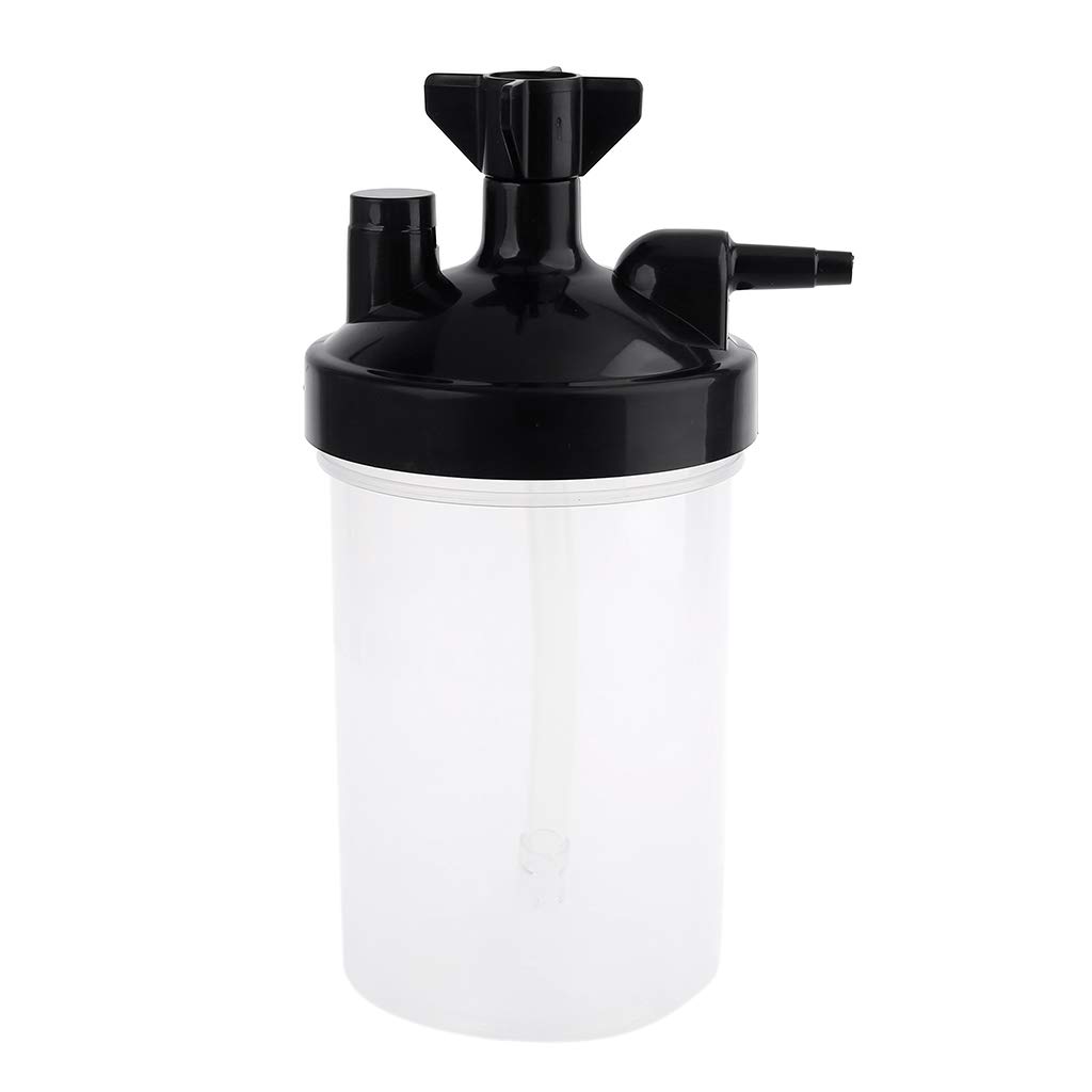 BIlinli Oxygen Humidifier Bottle - High Flow, Automatic, Plastic, Dome Shape - Includes 1 Bottle