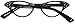 Hip Hop 50's Shop Kids Cat Eye Glasses (Baby-Toddler, black)
