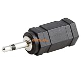 Cmple - 2.5mm Mono Plug To 3.5mm Mono Jack Adapter