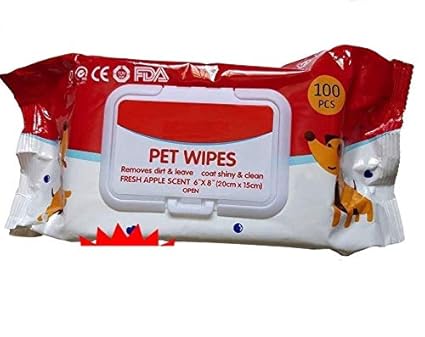 The DDS Store Pet Wipes for Dogs, Puppies & Pets - Apple Scent 6