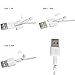 Cord Saver for Apple Lightning Cables – 6 Pairs of White Cable Protectors for Chargers - iPhone, iPad, and iPod USB Cords Sleeves