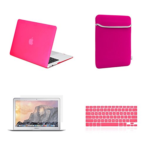 Top case - 4 in 1 bundle deal air 13-inch rubberized ha…