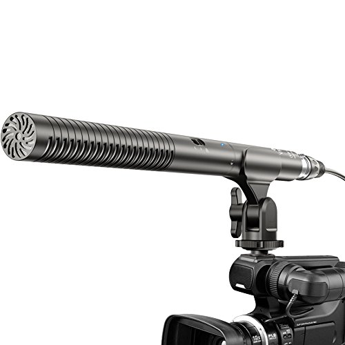 Comica cvm-vp2 super-cardioid condenser shotgun microph…