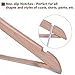 JS HANGER Wooden Coat Hangers, 20 Pack High Grade 17.5 Inch Wood Suit Hangers with Non Slip Pant Bar - Extra Smooth and Splinter Free Natural Finish