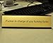 Funny Desk Plate for Boss - Gag Gift