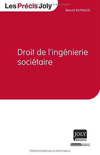Droit de l'ingénierie sociétaire