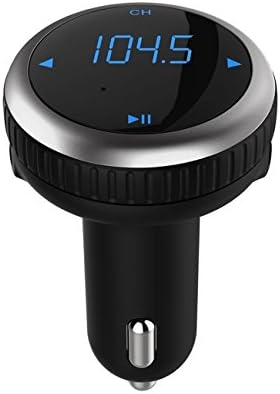 Bluetooth FM Transmitter&amp; Car Charger , Wireless Bluetooth Car Kit ,Car MP3 Player with Dual USB Port TF Card Port Hands-Free Calling for iPhone Samsung Motorola Nexus LG Android Phones (Silver)