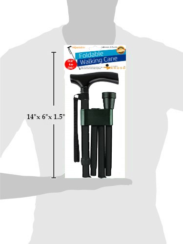 Kitchen Krush Canes and Walking Sticks for Men and Women Travel Adjustable Folding Walking Cane Best Mobility Aids for Seniors Disabled and Elderly