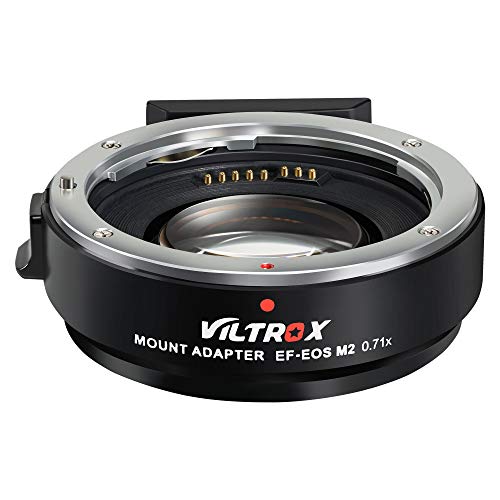 VILTROX EFEOS M2 Speed Booster 0.71x Canon EF Lens to EFM Mount Speedbooster for Canon m50 ii