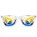 GloFX Ultimate Kaleidoscope Glasses - Clear - Rainbow EDM Rave Light Diffraction Eyewear (Clear)
