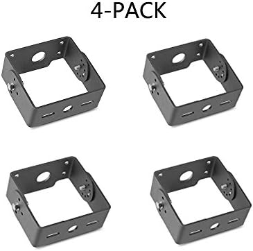 4-Pack Trunnion Accessories Mounting Bracket for LED Shoebox Pole Light