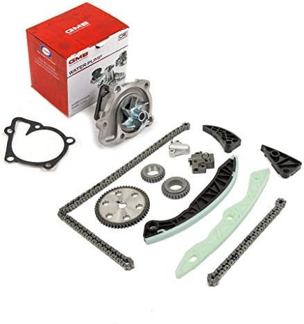 Evergreen TK5049WP2 Kit de cadena de distribuci&oacute;n de agua para Hyundai Sonata Tucson Kia Optima 2.4L G4KC 11-13