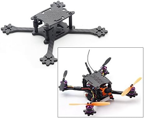 usmile HSKRC140 140mm Unibody Micro Carbon Fiber Quadcopter Frame Kit Mini quad fpv racing drone with 3mm Arm support for Runcam Micro Swift FPV camera