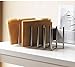 Adjustable Stainless Steel Table Desk Top File Magazine Holder Stacking Sorter Organizer Rack (6 Sectional)