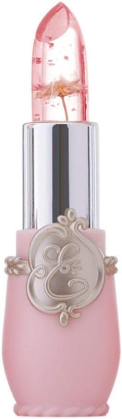 Beauty Bright Flower Crystal Jelly Lipstick Magic Temperature Change Color Lip Roiper