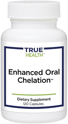 True Health Enhanced Oral Chelation | Anti-Oxidant Formula with Vitamin C & E (120 Capsules)