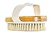 Hand Size Dry Brushing Body Brush - Face, Foot, Leg Exfoliator - Skin Tightening Cellulite Massager for Thighs - Natural Bristle Scrubber for Exfoliating Dead Skin & Lymphatic Drainage