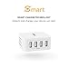 EasyAcc TNSO 4U8A-WUS 40W 8A Wall Charger 4-Port USB Travel Charger with Foldable Plug, Smart Charge Technology for iPhone 6S, 6 Plus, Ipad Pro/Air/Mini, Galaxy S7 S6 Edge and More