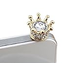 Bee&rose New Fashionable Bling Crown 3.5mm Earphone Jack Dustproof Plug Ear Dust Cap for Iphone 4, 4s ,5, 5s ,Samsungi9100,i9300,i9500,galaxy S3/4 Note N7100,htc,nokia Lumia 920,sony, Blackberry,motorola ,Lg,lenovo, Ipod Touch / Ipad and Any 3.5mm Ear Device