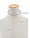 Women Sexy Double Layer Sequins Choker Necklace Long Tassel Star Pendant Jewelry Chains (Gold color)