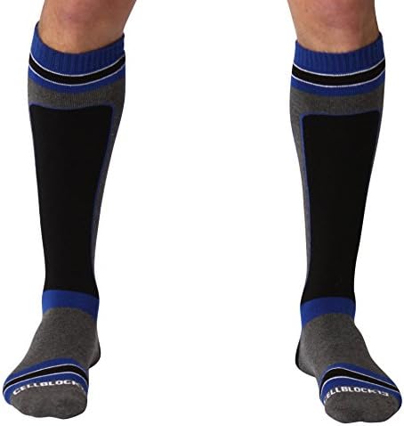 CellBlock 13 Men's X-Treme Hybrid Knee High Socks Blue