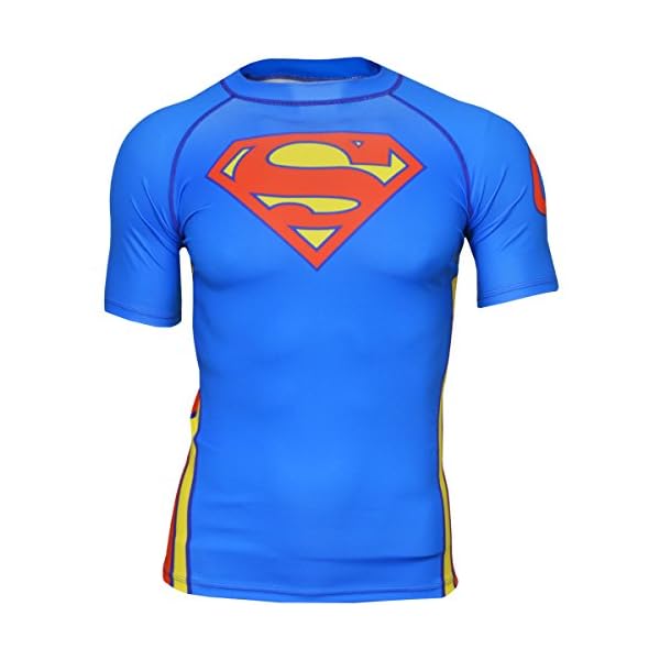 Fusion-Fight-Gear-Superman-Classic-Logo-Short-Sleeve-Rashguard