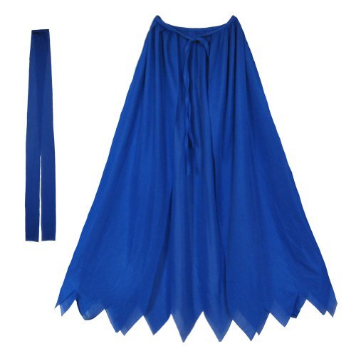 SeasonsTrading 32" Child Blue Superhero Cape Set ~ Halloween Costume Accessory