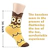 WOSTOO-Damen-Socken-6-Paar-Socken-Damen-suesse-Interessante-Tier-Charakter-Papagei-Funny-Crew-Socken