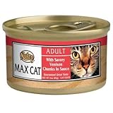 Nutro MAX CAT Savory Hunter’s Stew with Venison Gourmet Classics Adult Canned Cat Food, Case of 24, My Pet Supplies