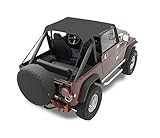 Bestop 52508-01 Black Crush Traditional Bikini Top for 1976-1991 CJ-7, CJ-8 Scrambler and Wrangler