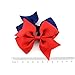 20pcs/lot Mutilcolor 4 inch Grosgrain Ribbon Hair Bows Girl Boutique Bow Baby Childs Handmade Diy Hairbows with Clip Kids Hair Accessories