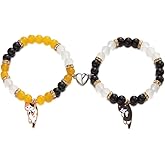 Couples Friendship Heart Bracelets Kawaii Cat Designs Best friend Matching Bracelet for Women Men