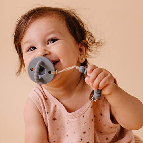 Ryan & Rose Cutie PAT Pacifier (Flat, Charcoal) Pricepulse