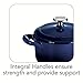 Tramontina Bestow 24-Ounce Small Cocotte Pot, Enameled Cast-Iron Dutch Oven with Lid for Cooking & Serving - Gradated Cobalt, Oven & Stovetop Safe