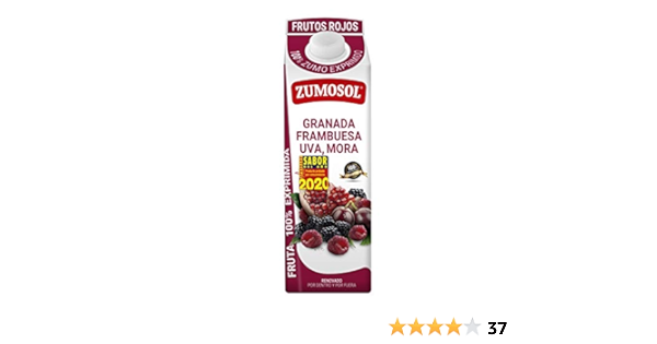 Zumosol Zumo Exprimido 100% de Frutos Rojos: Granada ...