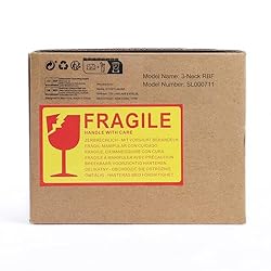 StonyLab Glass 50ml Heavy Wall 3 Neck Round Bottom